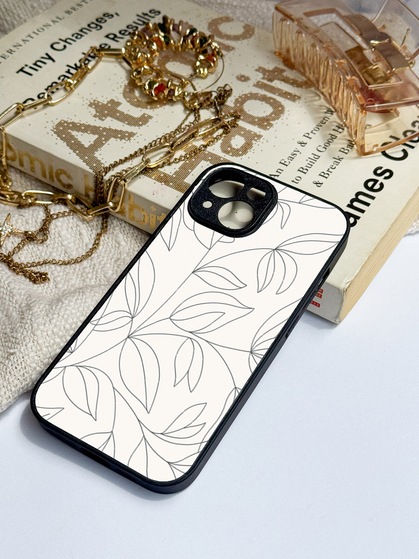 The Petal Sketch Cover For iPhone 11,12,13,14,15,16 Models