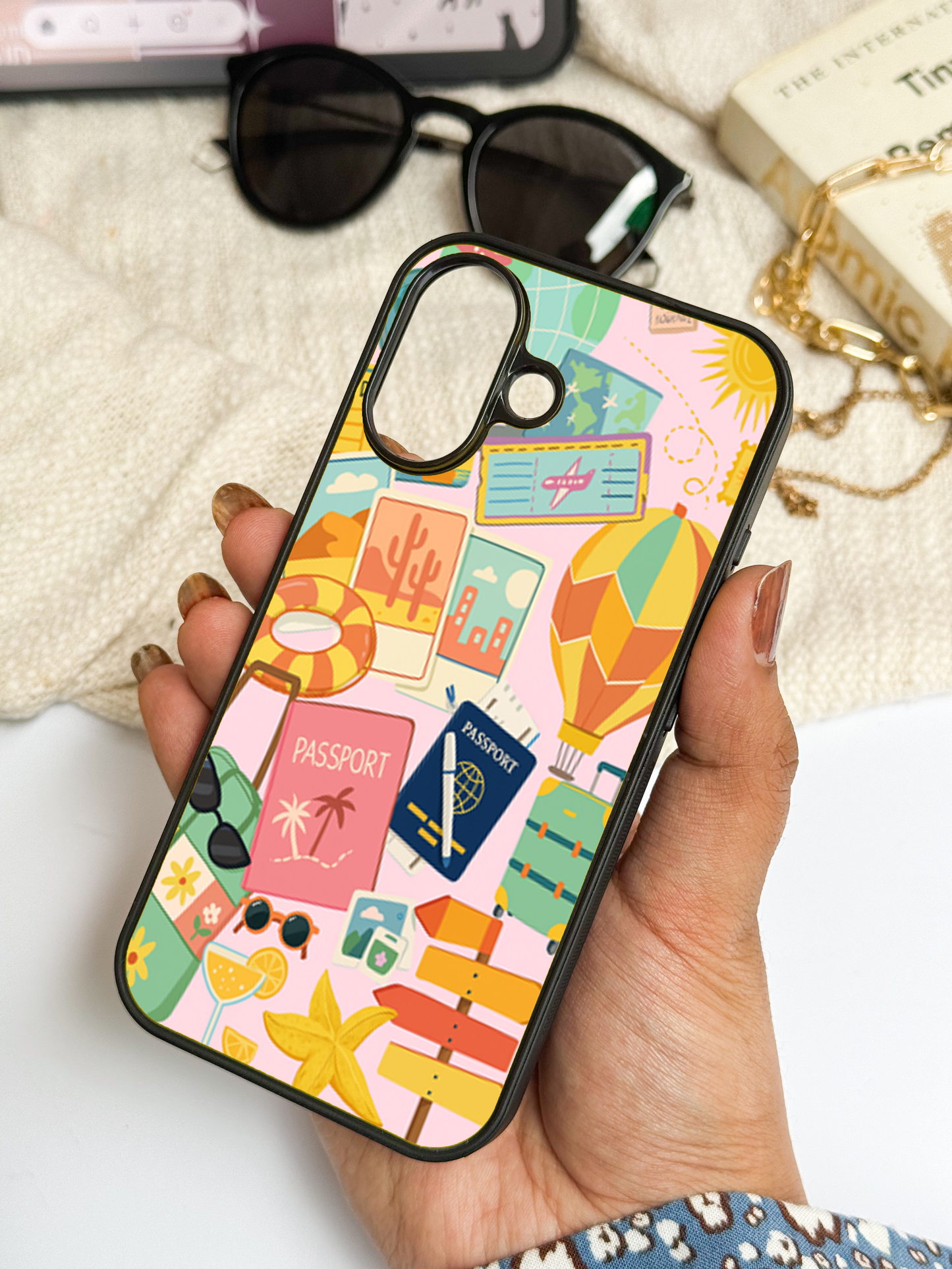 I LOVE TREVALING Cover For iPhone 11,12,13,14,15,16 Models