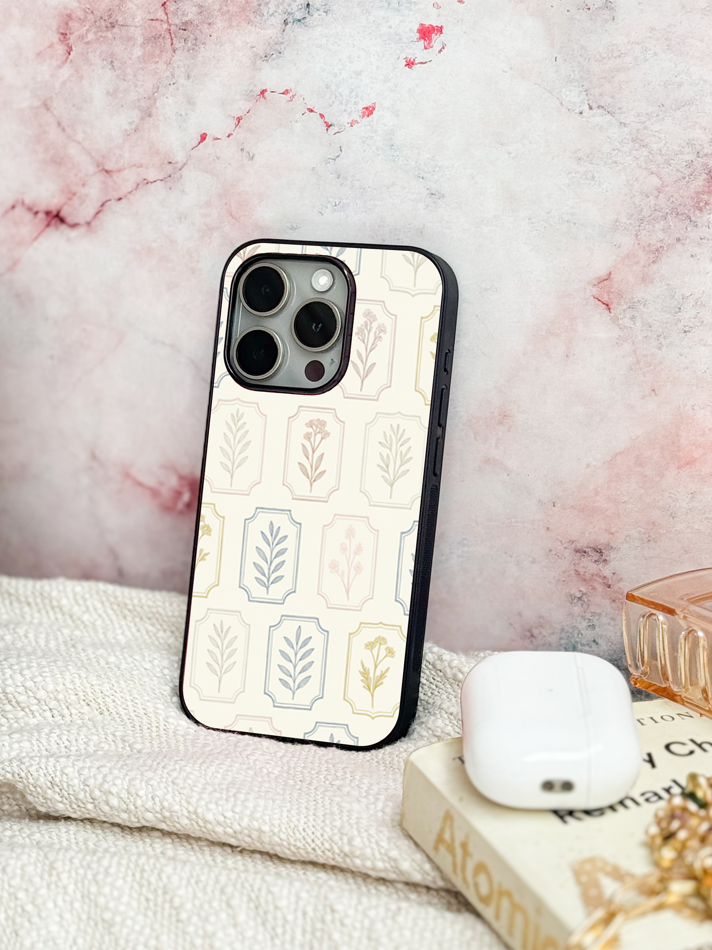 The Petal Grid Back Cover For iPhone 11,12,13,14,15,16 Models