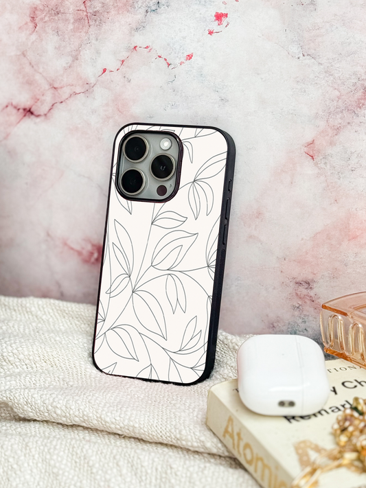 The Petal Sketch Cover For iPhone 11,12,13,14,15,16 Models