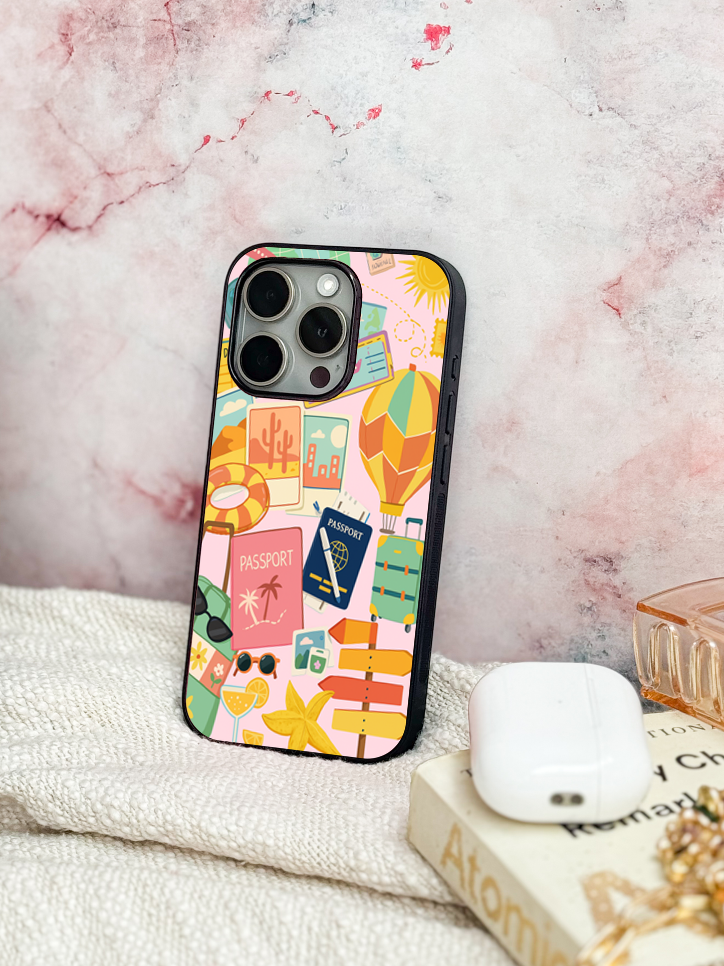 I LOVE TREVALING Cover For iPhone 11,12,13,14,15,16 Models