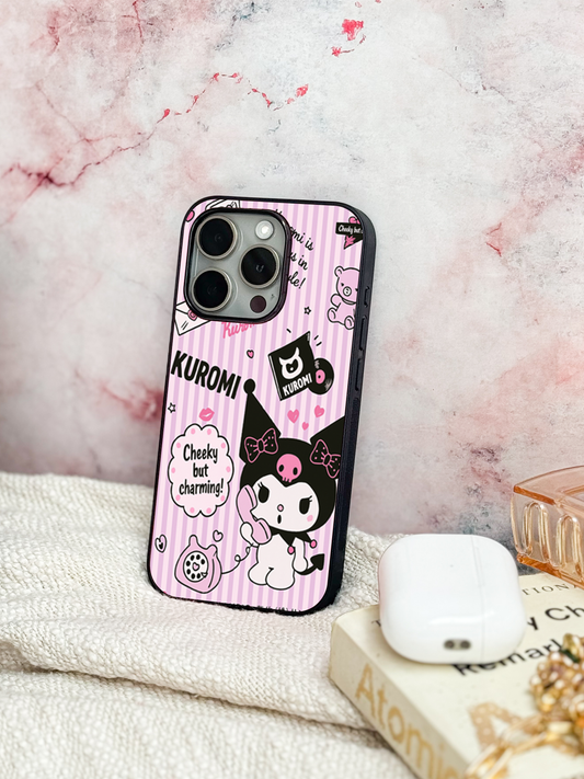 Kuromi Cat  Back Cover For iPhone 11,12,13,14,15,16 Models