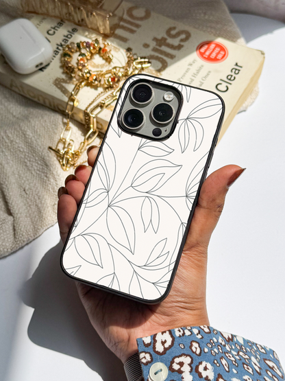 The Petal Sketch Cover For iPhone 11,12,13,14,15,16 Models