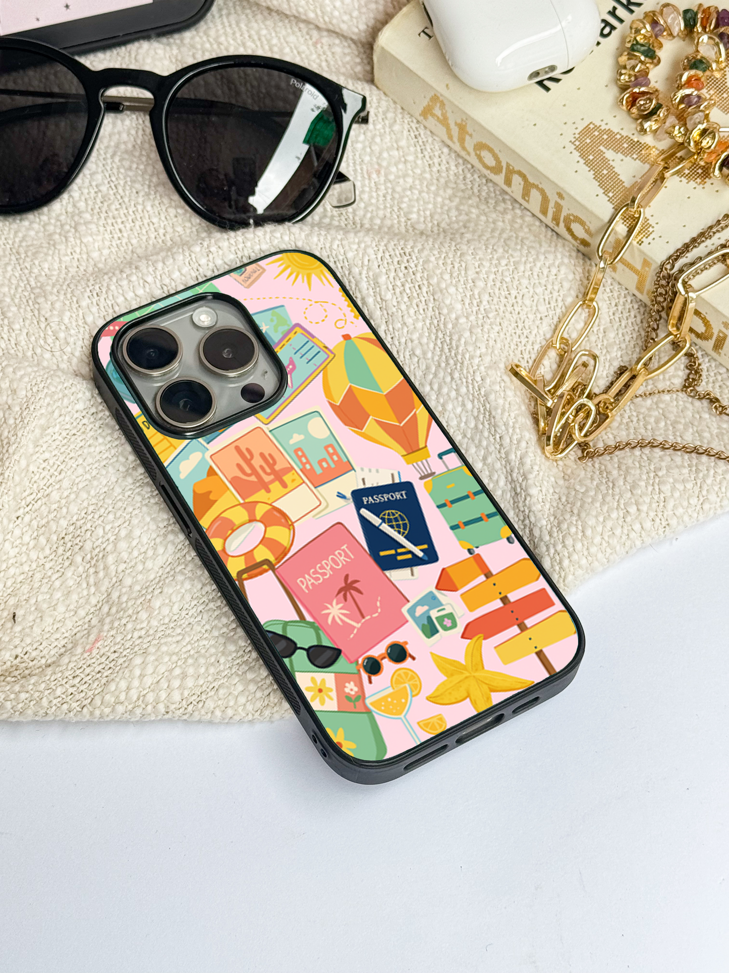 I LOVE TREVALING Cover For iPhone 11,12,13,14,15,16 Models