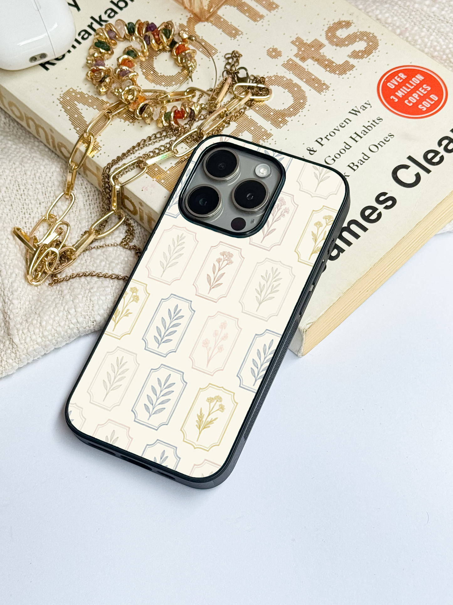 The Petal Grid Back Cover For iPhone 11,12,13,14,15,16 Models