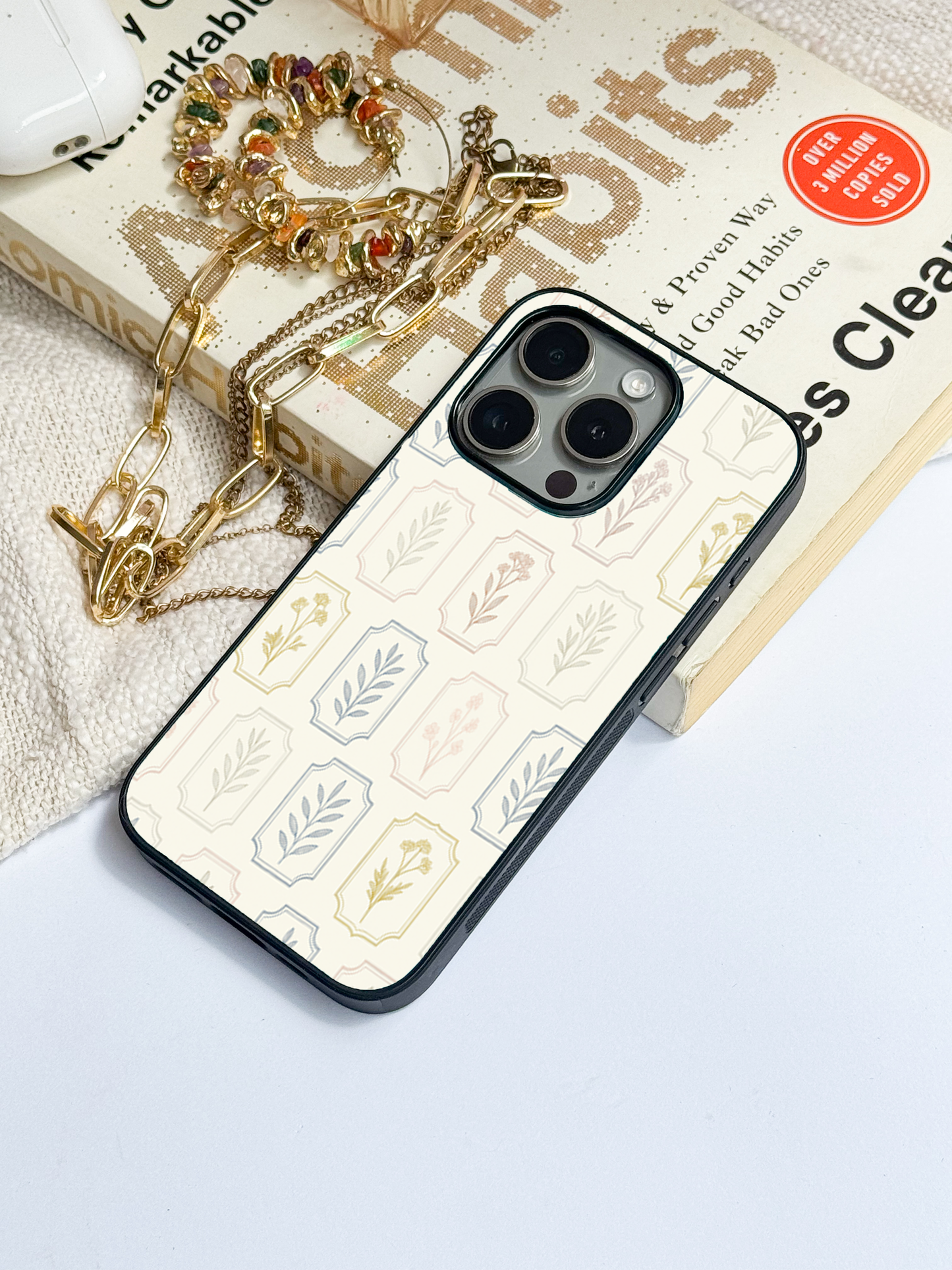 The Petal Grid Back Cover For iPhone 11,12,13,14,15,16 Models