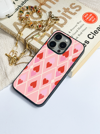 Hearts Play Cover For iPhone 11,12,13,14,15,16 Models