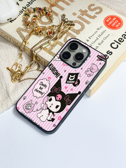 Kuromi Cat  Back Cover For iPhone 11,12,13,14,15,16 Models