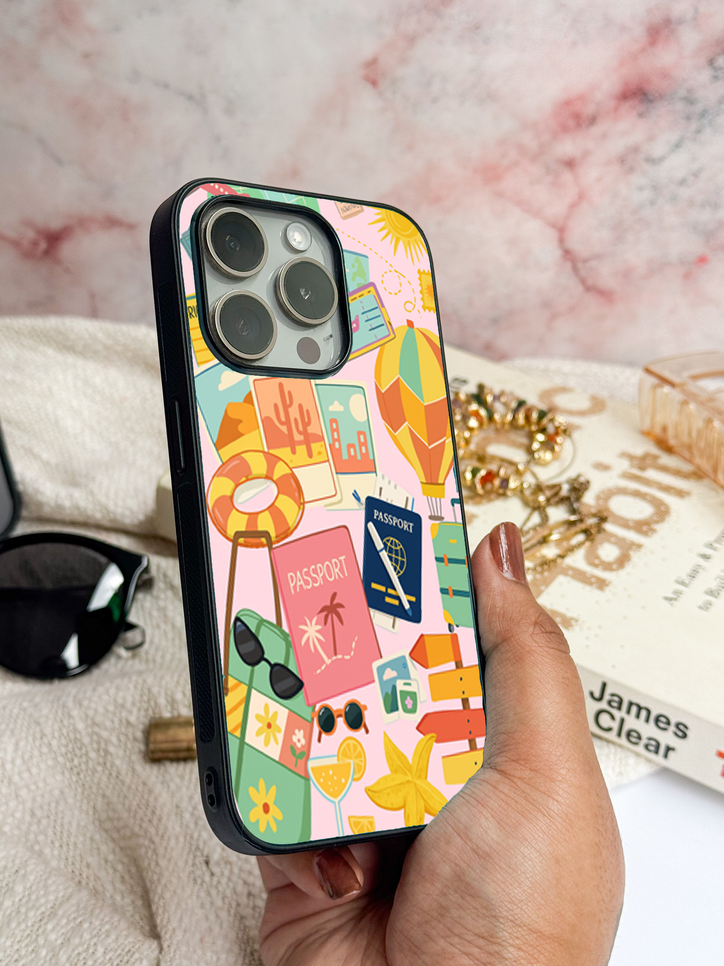 I LOVE TREVALING Cover For iPhone 11,12,13,14,15,16 Models