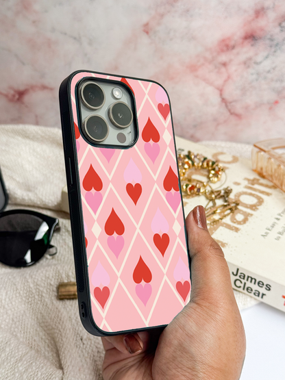 Hearts Play Cover For iPhone 11,12,13,14,15,16 Models