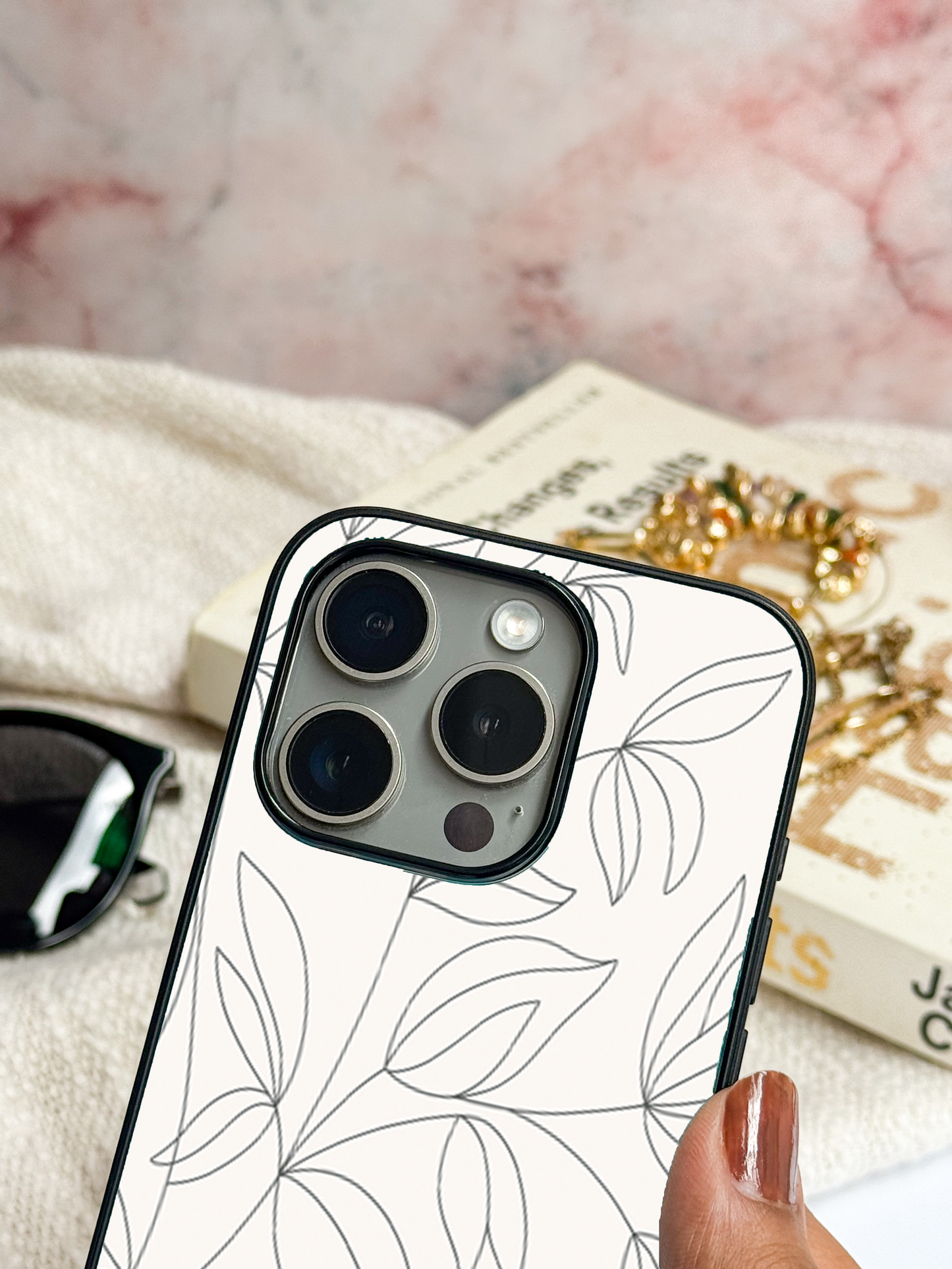 The Petal Sketch Cover For iPhone 11,12,13,14,15,16 Models