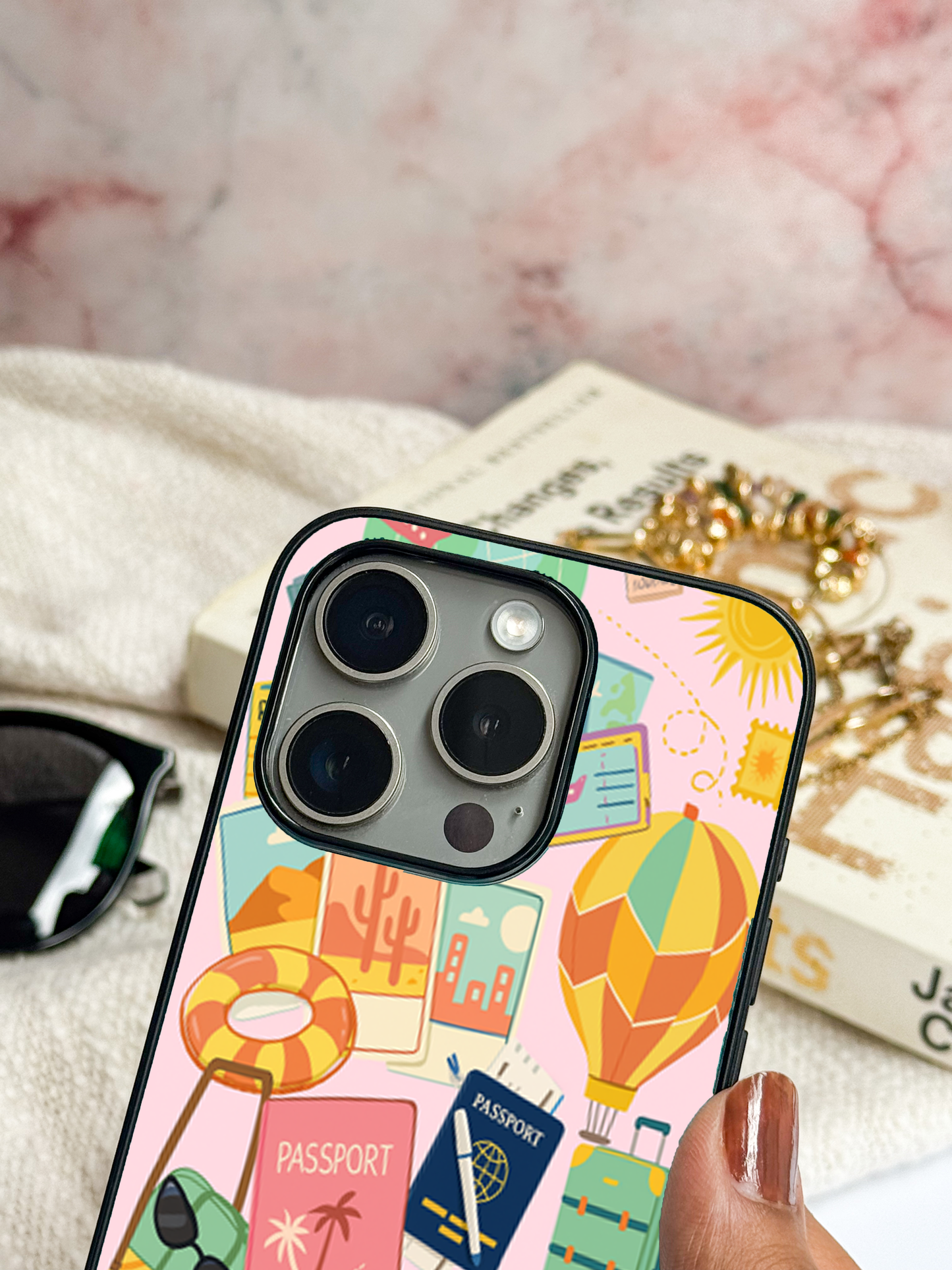 I LOVE TREVALING Cover For iPhone 11,12,13,14,15,16 Models