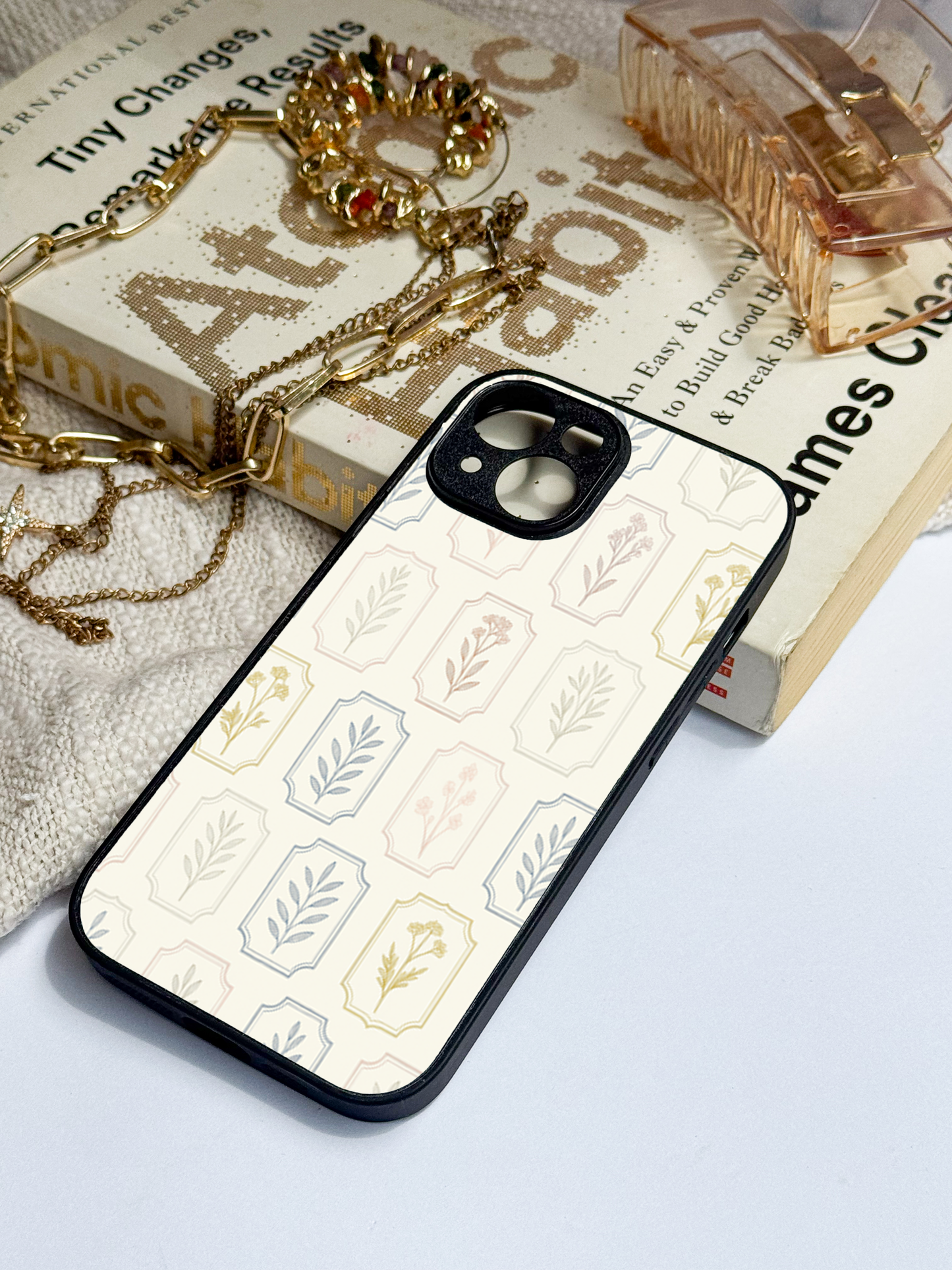 The Petal Grid Back Cover For iPhone 11,12,13,14,15,16 Models