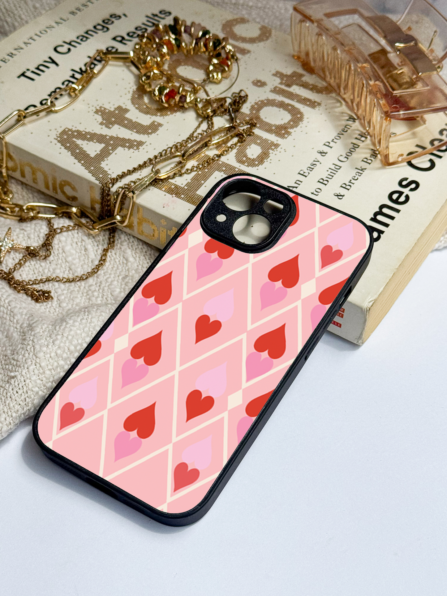 Hearts Play Cover For iPhone 11,12,13,14,15,16 Models