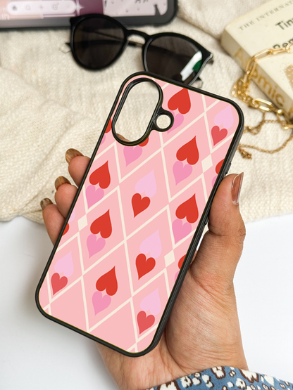 Hearts Play Cover For iPhone 11,12,13,14,15,16 Models
