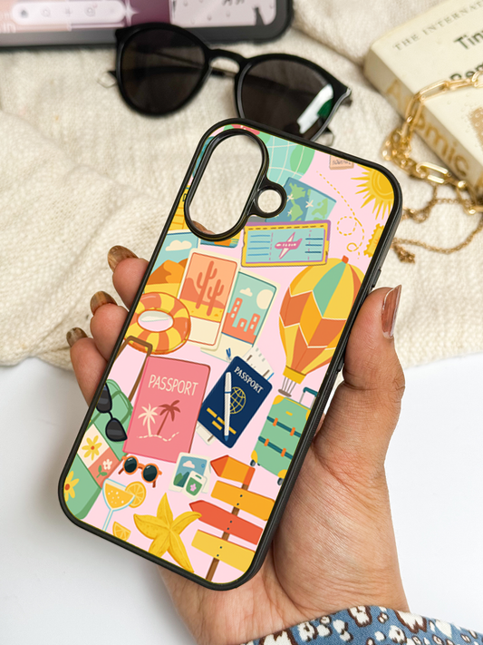I LOVE TREVALING Cover For iPhone 11,12,13,14,15,16 Models