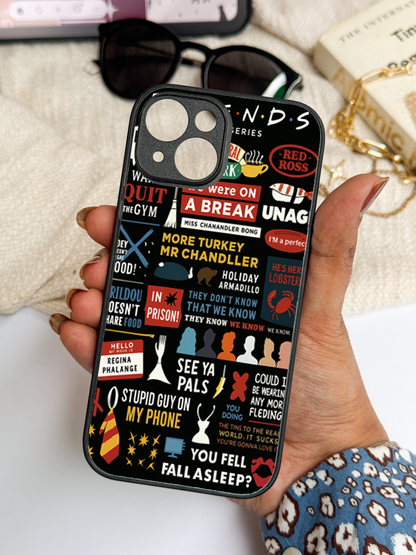 F.R.I.E.N.D.S Cover For iPhone 11,12,13,14,15,16 Models