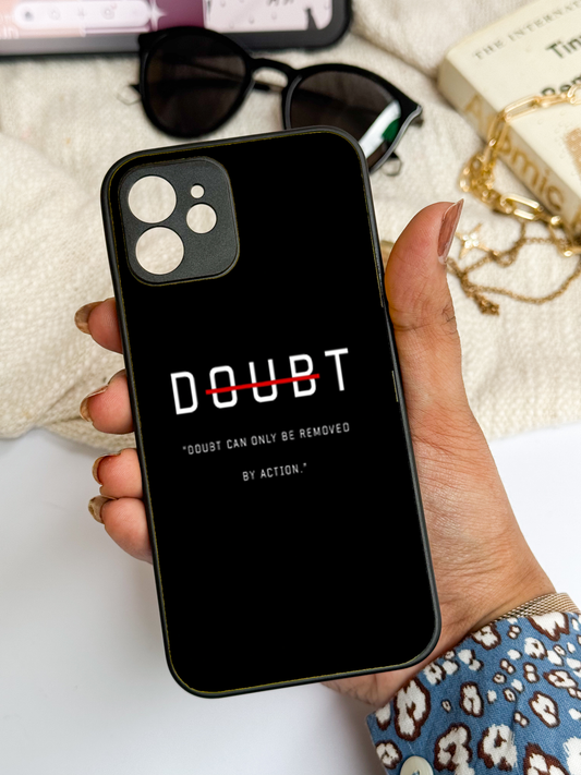 No Doubt Back Cover For iPhone 11,12,13,14,15,16 Models
