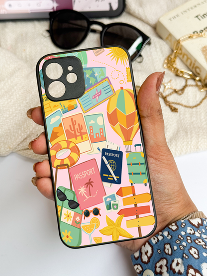 I LOVE TREVALING Cover For iPhone 11,12,13,14,15,16 Models
