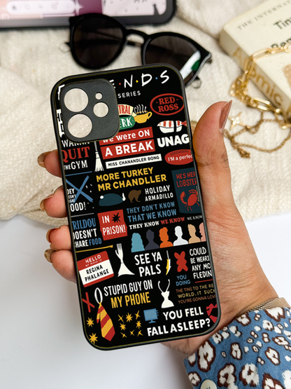 F.R.I.E.N.D.S Cover For iPhone 11,12,13,14,15,16 Models