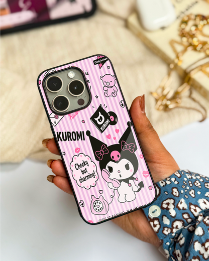 Kuromi Cat  Back Cover For iPhone 11,12,13,14,15,16 Models