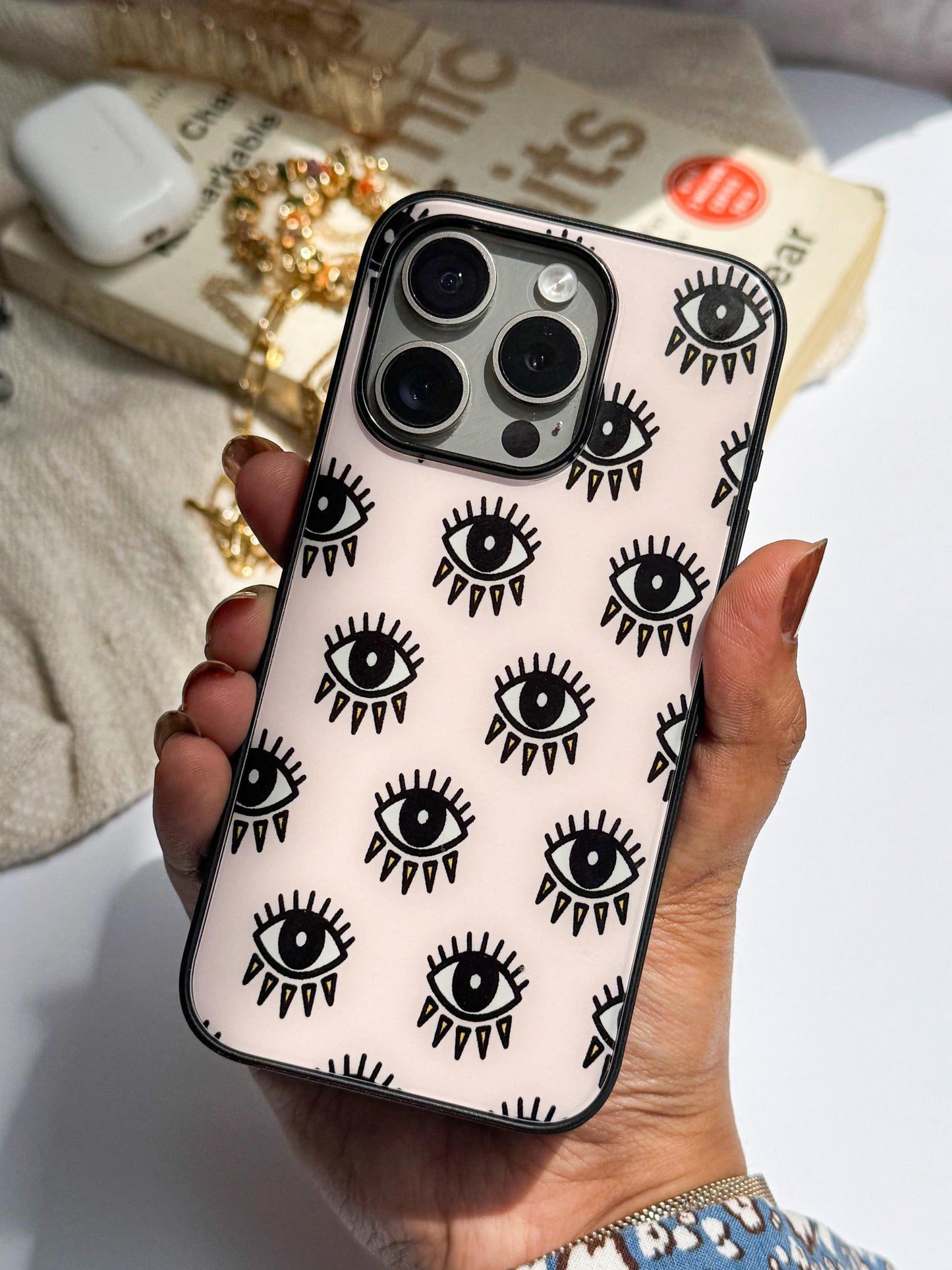 Bows String Eyeconic Cover For iPhone 11,12,13,14,15,16 Models